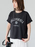 【接触冷感】カレッジ風ロゴTシャツ（オフホワイト/グレー/チャコールグレー）｜Lugnoncure（ルノンキュール）通販