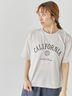 【接触冷感】カレッジ風ロゴTシャツ（オフホワイト/グレー/チャコールグレー）｜Lugnoncure（ルノンキュール）通販