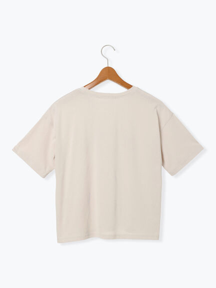 【接触冷感】カレッジ風ロゴTシャツ（オフホワイト/グレー/チャコールグレー）｜Lugnoncure（ルノンキュール）通販