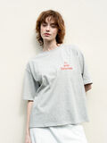 【接触冷感】ワンポイントロゴBIGTシャツ《2025summer catalog item》（グレー）｜Lugnoncure（ルノンキュール）通販