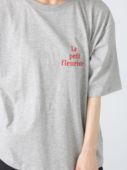 【接触冷感】ワンポイントロゴBIGTシャツ《2025summer catalog item》（オフホワイト/グレー/ブラック）｜Lugnoncure（ルノンキュール）通販