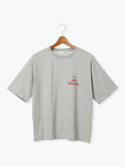 【接触冷感】ワンポイントロゴBIGTシャツ《2025summer catalog item》（オフホワイト/グレー/ブラック）｜Lugnoncure（ルノンキュール）通販