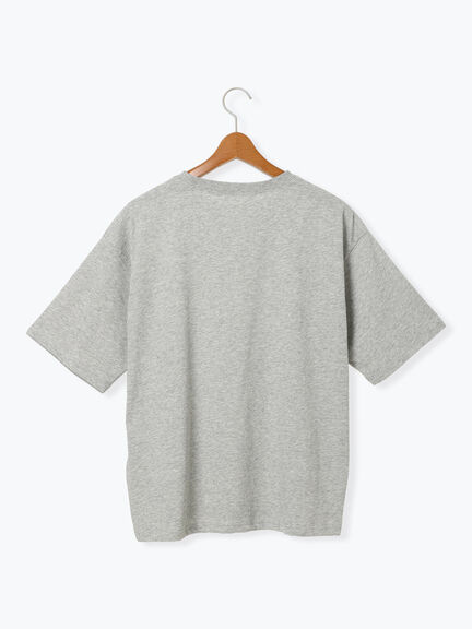 【接触冷感】ワンポイントロゴBIGTシャツ《2025summer catalog item》（オフホワイト/グレー/ブラック）｜Lugnoncure（ルノンキュール）通販