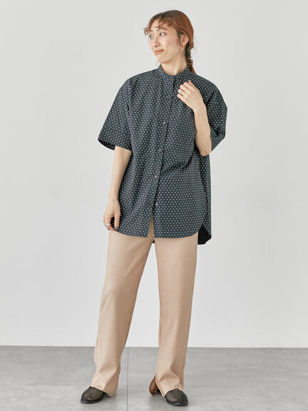 【セルフカット】リブカットパンツ《2025summer catalog item》（ブラック/ベージュ/ブルー）｜Lugnoncure（ルノンキュール）通販