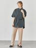 【セルフカット】リブカットパンツ《2025summer catalog item》（ブラック/ベージュ/ブルー）｜Lugnoncure（ルノンキュール）通販