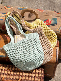 メッシュニットバッグ《2025summer catalog item》(ベージュ メッシュニットバッグ《2025summer catalog item》(ベージュ