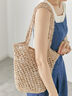 メッシュニットバッグ《2025summer catalog item》（ベージュ）｜Lugnoncure（ルノンキュール）通販
