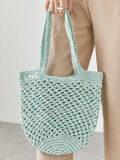 メッシュニットバッグ《2025summer catalog item》（ミント）｜Lugnoncure（ルノンキュール）通販