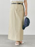 配色ステッチスカート《2025summer catalog item》(ベージュ)|Lugnoncure(ルノンキュール)通販