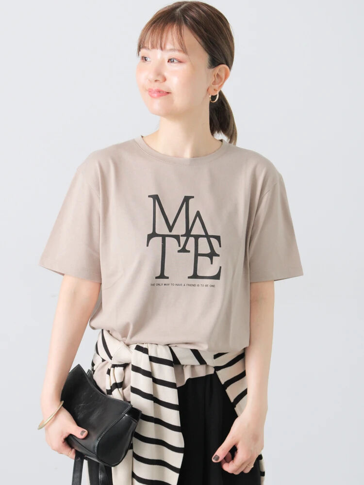 セール】 重ねロゴプリントTシャツ《2025summer catalog item