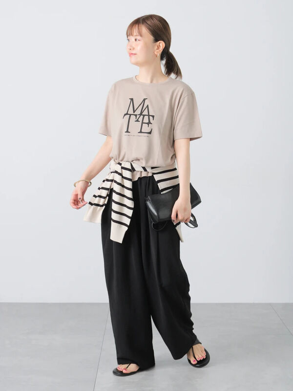 セール】 重ねロゴプリントTシャツ《2025summer catalog item