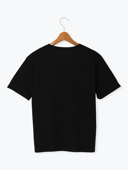重ねロゴプリントTシャツ《2025summer catalog item》（オフホワイト/ブラック/モカ）｜Lugnoncure（ルノンキュール）通販