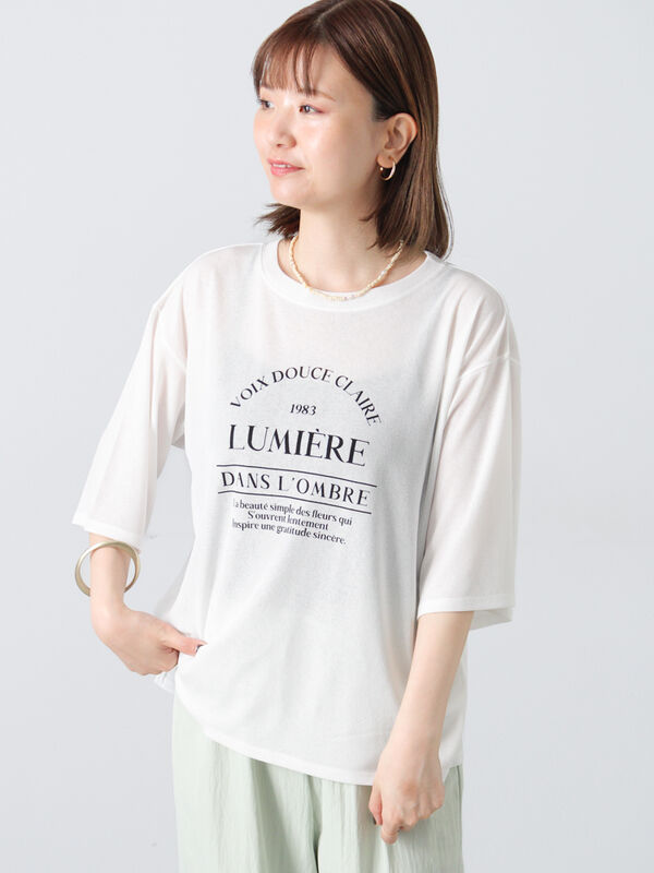ぴょんページ♡⃜ LEPSIM（レプシィム）の「シアークルーネックTシャツ 185906（T