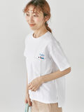 女の子刺繍Tシャツ《2025summer catalog item》（オフホワイト）｜Lugnoncure（ルノンキュール）通販
