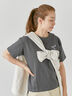 女の子刺繍Tシャツ《2025summer catalog item》（オフホワイト/チャコールグレー/キナリ）｜Lugnoncure（ルノンキュール）通販
