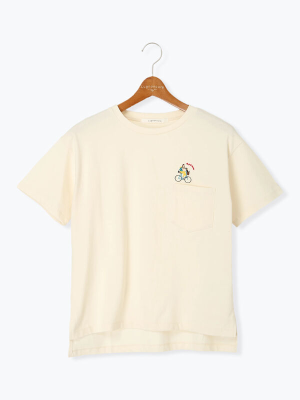 セール】 女の子刺繍Tシャツ《2025summer catalog item》（オフ
