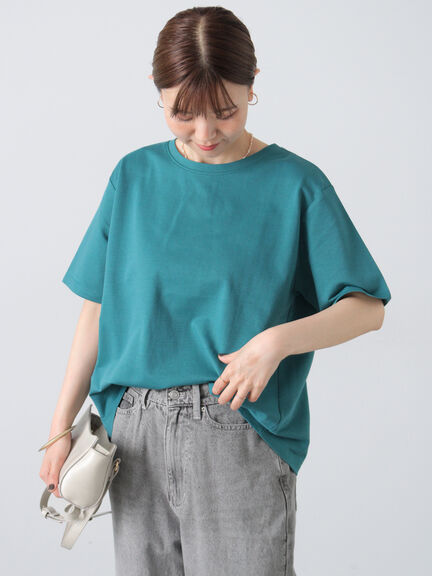 プレーティングバックシャンTシャツ（オフホワイト/チャコールグレー/ブラック/ベージュ/グリーン）｜Lugnoncure（ルノンキュール）通販