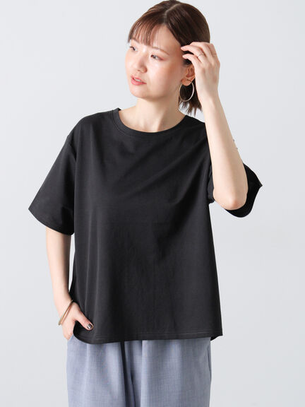 プレーティングバックシャンTシャツ（オフホワイト/チャコールグレー/ブラック/ベージュ/グリーン）｜Lugnoncure（ルノンキュール）通販