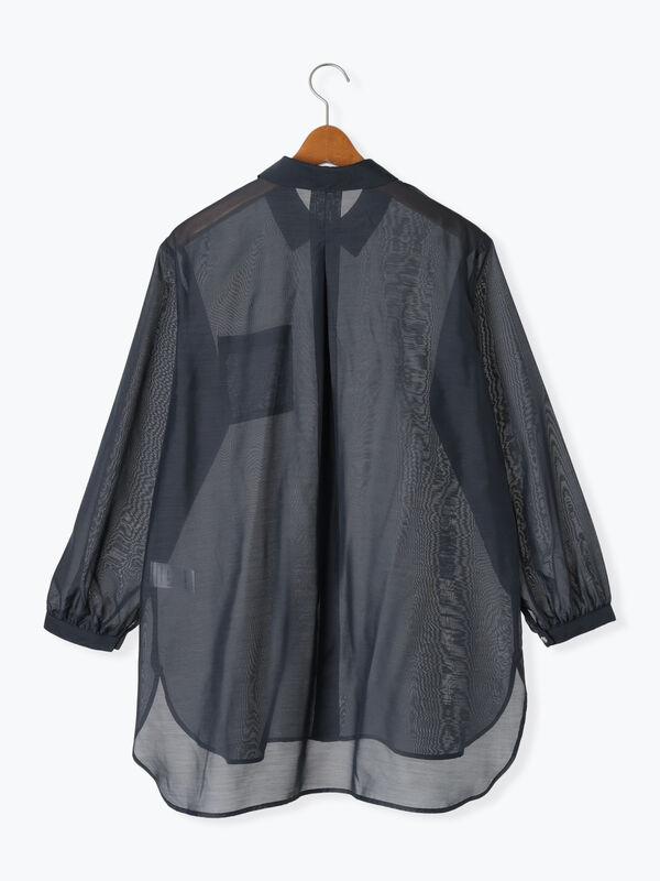 セール 新品未使用 JEANASIS アソートシアーシャツ LS ブラウン