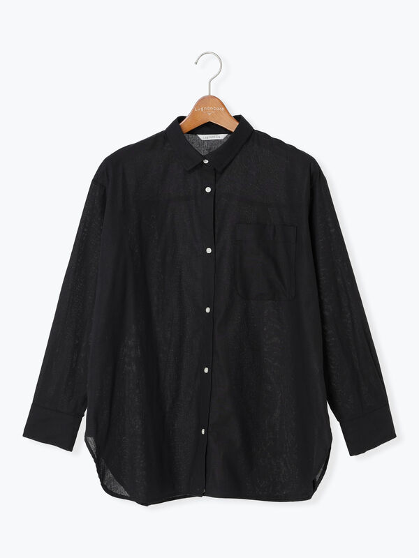 Scrubland NM 伊語 CABaN スビンコットン フラワーサークルプリントTシャツ
