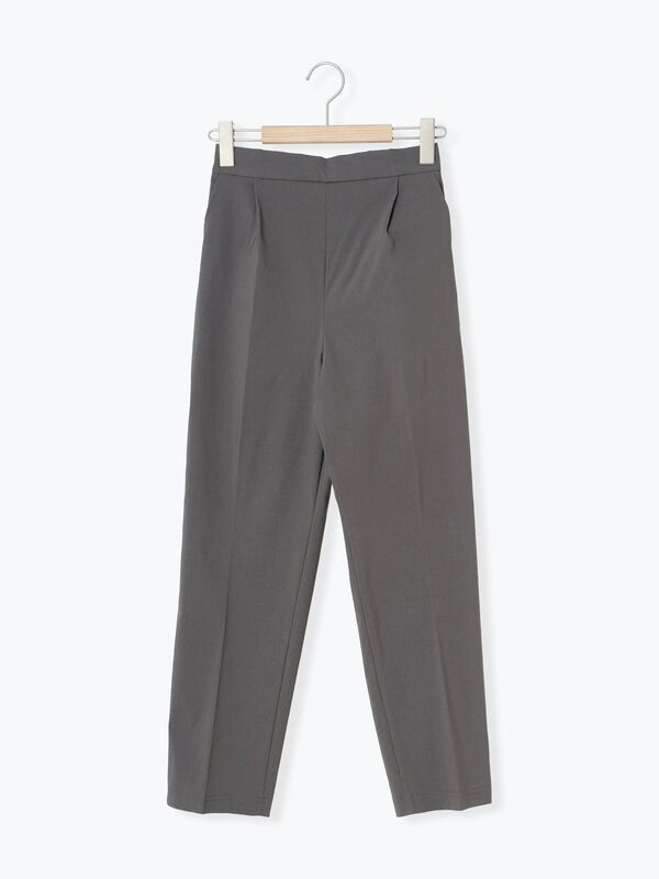 セール】 ストレッチテーパードパンツ（オフホワイト/チャコールグレー