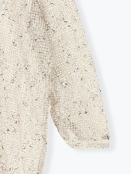 メッシュニットワンピース《2025summer catalog item》（オフホワイト/ブラック/ベージュ）｜Lugnoncure（ルノンキュール）通販