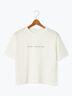 【接触冷感】筆記体ロゴTシャツ（オフホワイト/ブラック/ベージュ）｜Lugnoncure（ルノンキュール）通販