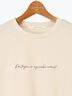 【接触冷感】筆記体ロゴTシャツ（オフホワイト/ブラック/ベージュ）｜Lugnoncure（ルノンキュール）通販