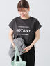 【接触冷感】フロントロゴフレンチスリーブTシャツ（オフホワイト/チャコールグレー/ブラウン）｜Lugnoncure（ルノンキュール）通販