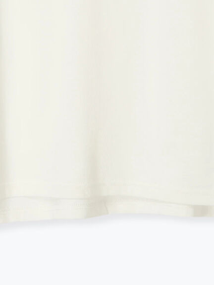 【接触冷感】フロントロゴフレンチスリーブTシャツ（オフホワイト/チャコールグレー/ブラウン）｜Lugnoncure（ルノンキュール）通販