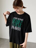 【接触冷感】ビッグロゴリラックスTシャツ（オフホワイト/ブラック/ネイビー）｜Lugnoncure（ルノンキュール）通販