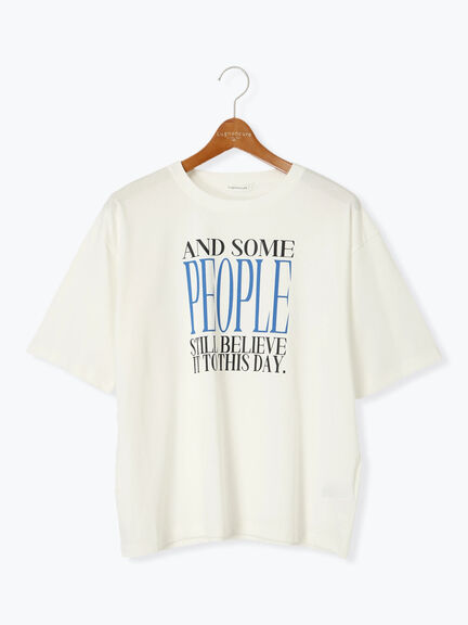 【接触冷感】ビッグロゴリラックスTシャツ（オフホワイト/ブラック/ネイビー）｜Lugnoncure（ルノンキュール）通販