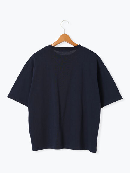 【接触冷感】ビッグロゴリラックスTシャツ（オフホワイト/ブラック/ネイビー）｜Lugnoncure（ルノンキュール）通販