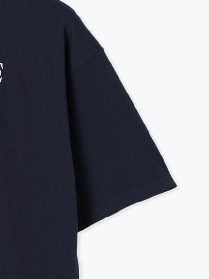 【接触冷感】ビッグロゴリラックスTシャツ（オフホワイト/ブラック/ネイビー）｜Lugnoncure（ルノンキュール）通販