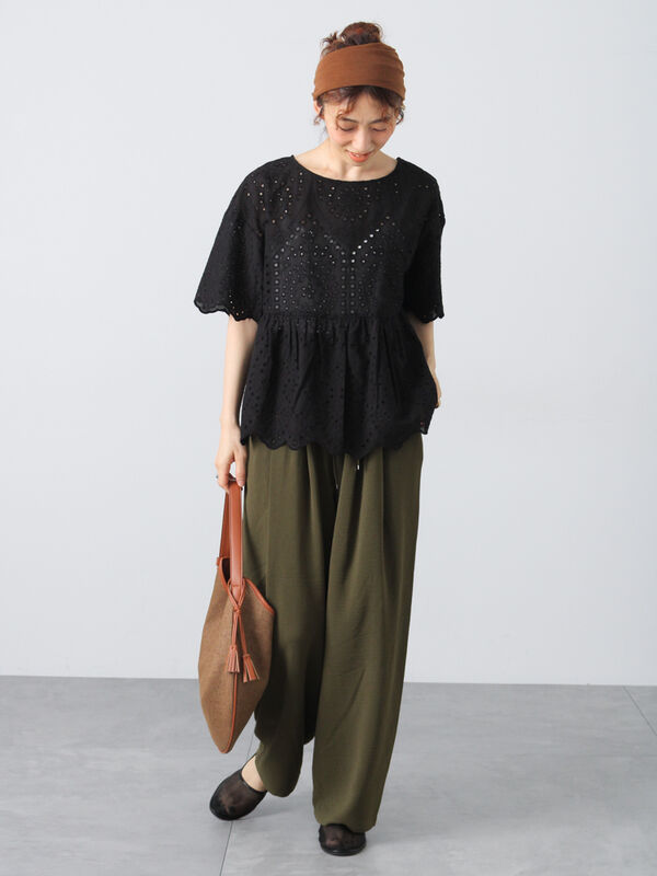 Sea new york ブラウス アイレット レース セール!!Sea NY アイレットレース刺繍入りブラウス 送関込み