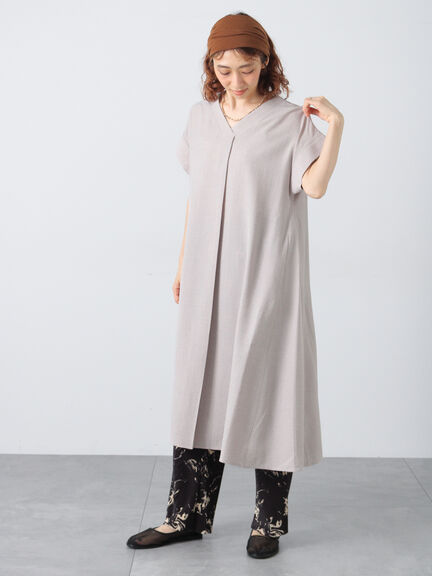 moka様 ワンピース Sベージュ SELECT MOCA - セレクトモカ 2way バックボタンニットワンピース