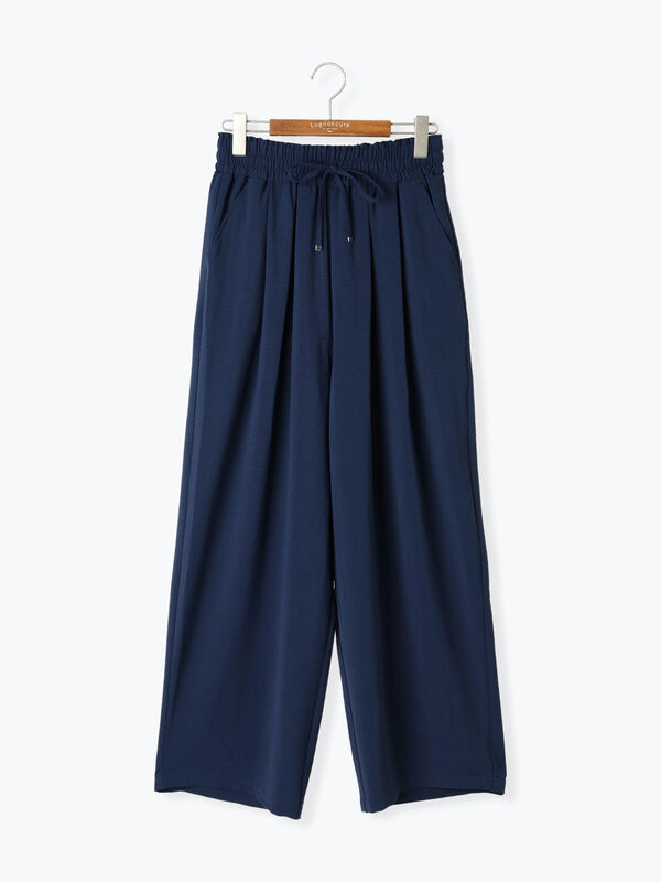 セール】 楊柳イージーパンツ（ブラック/カーキ/ネイビー/ボトムス