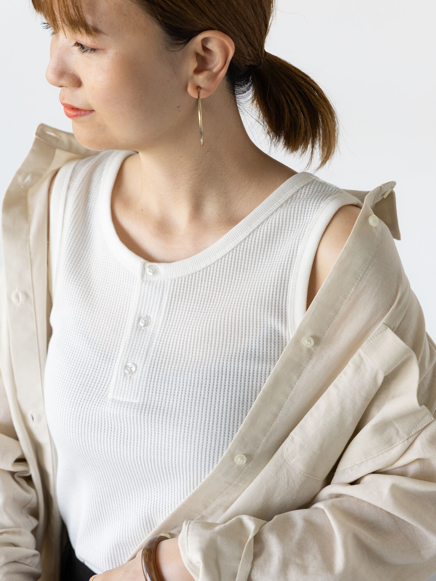 トップス NULLUS ENTANGE CHEKERED SOALON SHIRT NULLUS ENTANGE CHEKERED SOALON SHIRT ENTANGLE MULTI-FORM