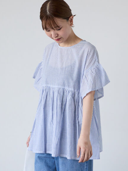 トップス yuukan CHIGNON シニヨン】CHOKER RIB TOPS チョーカーリブトップス