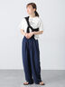 メガネ刺繍Tシャツ（オフホワイト/チャコールグレー/ブラック/ブルー）｜Lugnoncure（ルノンキュール）通販