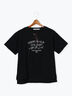メガネ刺繍Tシャツ（オフホワイト/チャコールグレー/ブラック/ブルー）｜Lugnoncure（ルノンキュール）通販