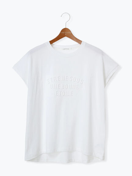 エンボスロゴTシャツ（オフホワイト/グレー/ブラック/ネイビー）｜Lugnoncure（ルノンキュール）通販
