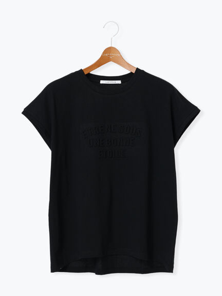 エンボスロゴTシャツ（オフホワイト/グレー/ブラック/ネイビー）｜Lugnoncure（ルノンキュール）通販
