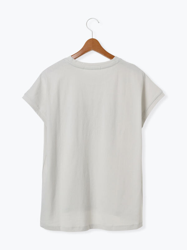 セール】 エンボスロゴTシャツ（オフホワイト/グレー/ブラック