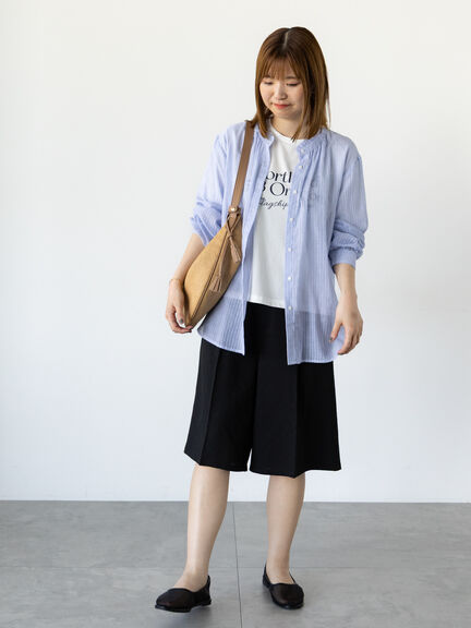 【接触冷感】フロントロゴTシャツ（オフホワイト/グレー/チャコールグレー）｜Lugnoncure（ルノンキュール）通販