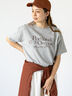 【接触冷感】フロントロゴTシャツ（オフホワイト/グレー/チャコールグレー）｜Lugnoncure（ルノンキュール）通販