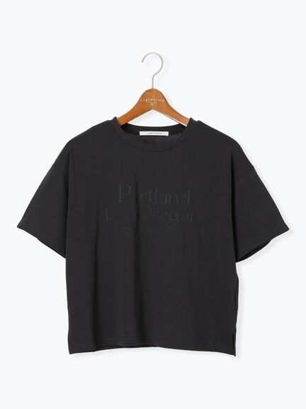 【接触冷感】フロントロゴTシャツ（オフホワイト/グレー/チャコールグレー）｜Lugnoncure（ルノンキュール）通販
