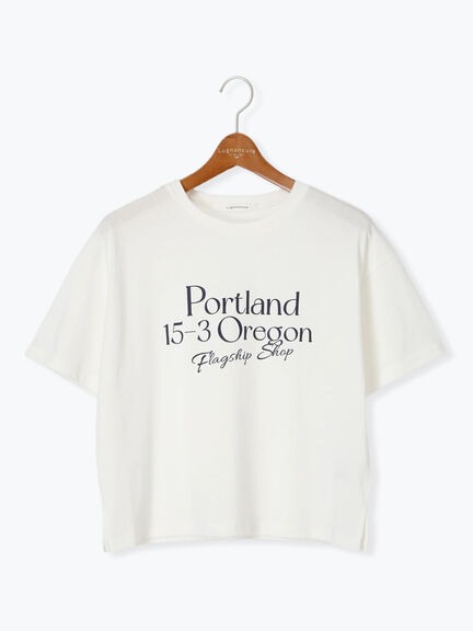 【接触冷感】フロントロゴTシャツ（オフホワイト/グレー/チャコールグレー）｜Lugnoncure（ルノンキュール）通販