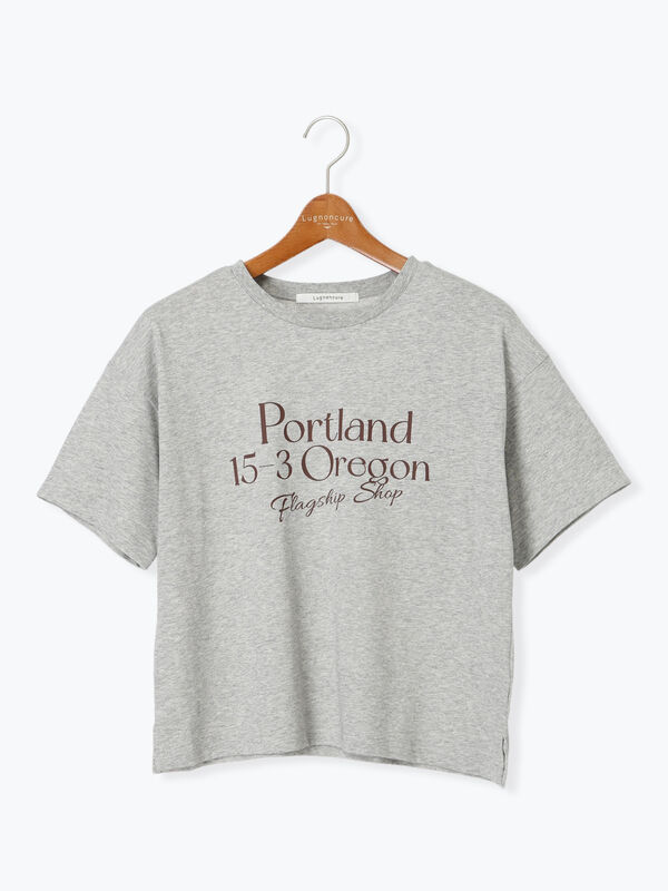 セール】 【接触冷感】フロントロゴTシャツ（オフホワイト