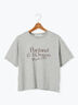 【接触冷感】フロントロゴTシャツ（オフホワイト/グレー/チャコールグレー）｜Lugnoncure（ルノンキュール）通販